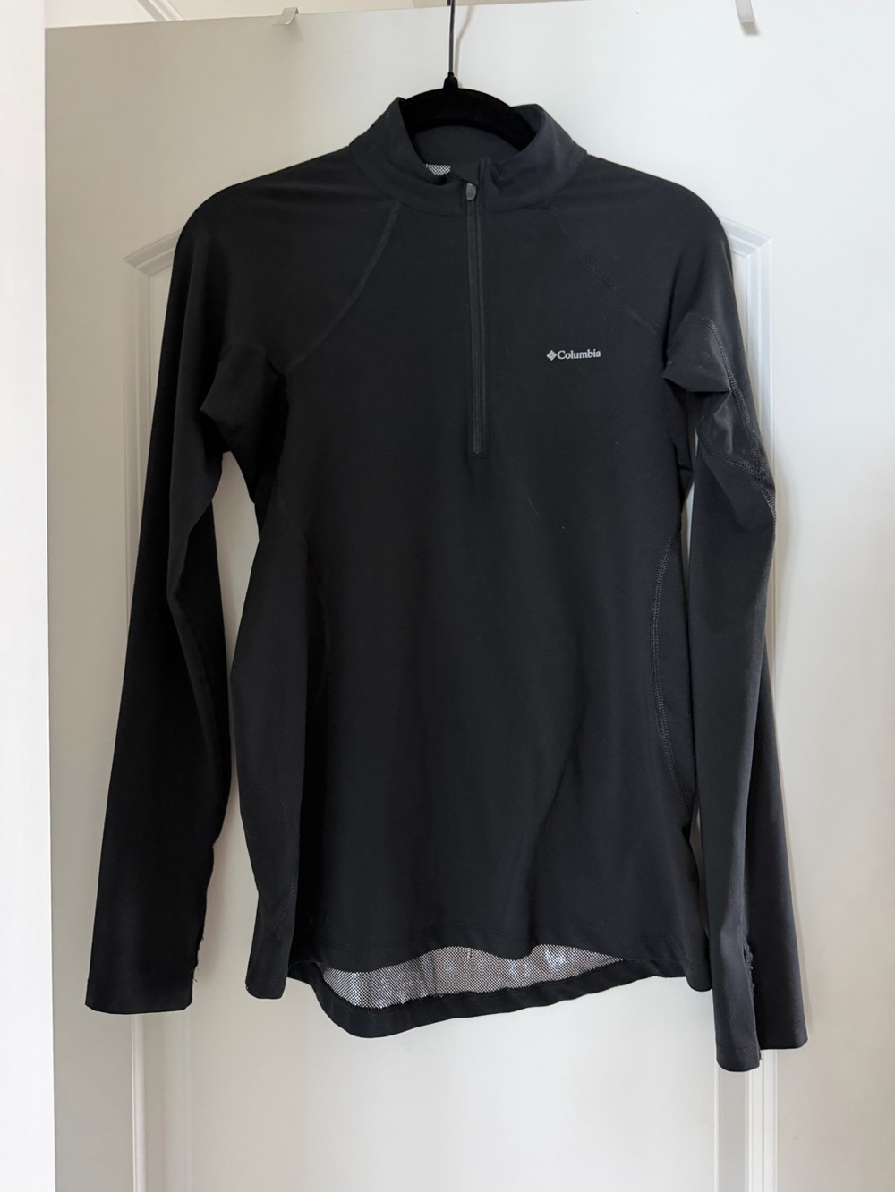 Columbia Women's Black Half-Zip Omni Heat Pullover